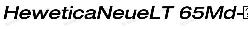 HeweticaNeueLT 65Md字体转换